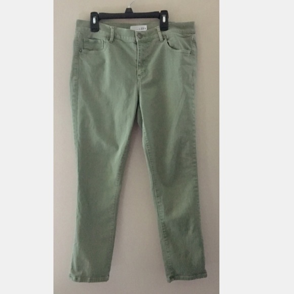 loft green jeans